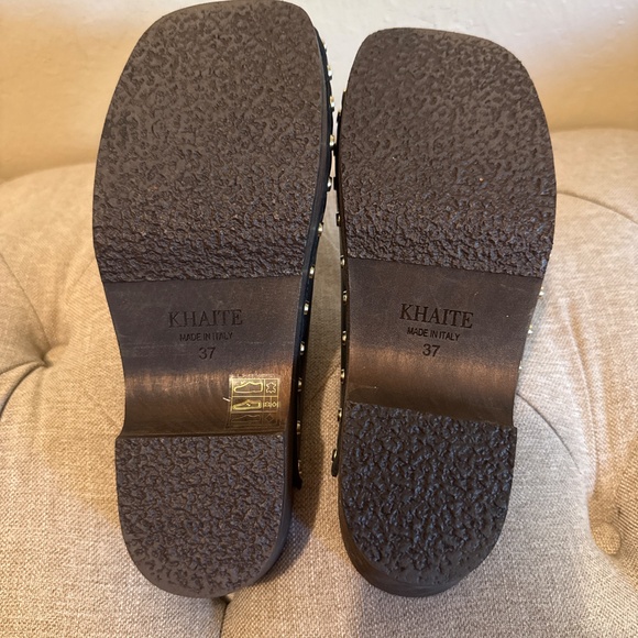 KHAITE Lucca Studded Leather Clogs in Size 37 - Picture 6 of 6